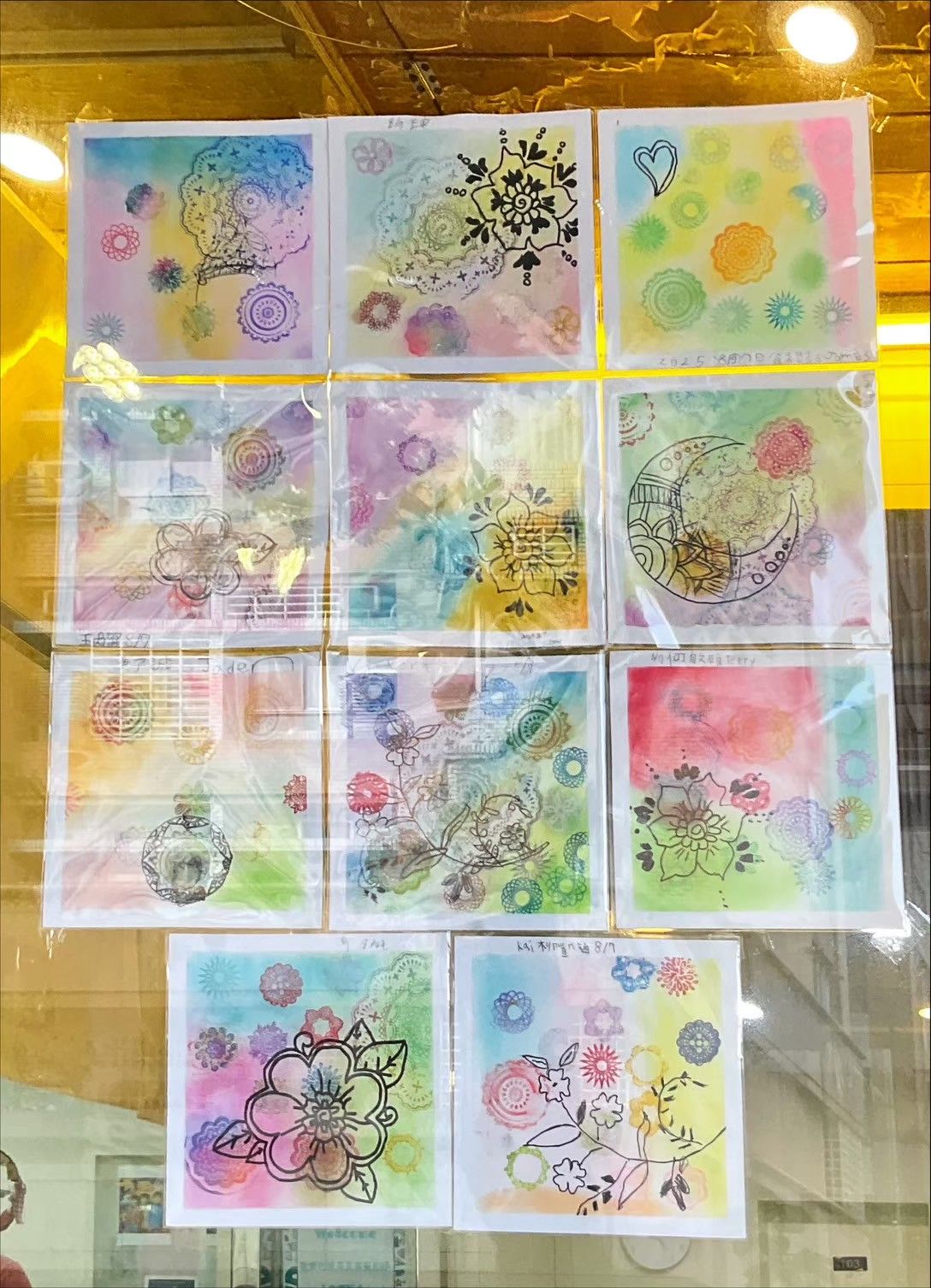 粉彩蕾絲拼貼